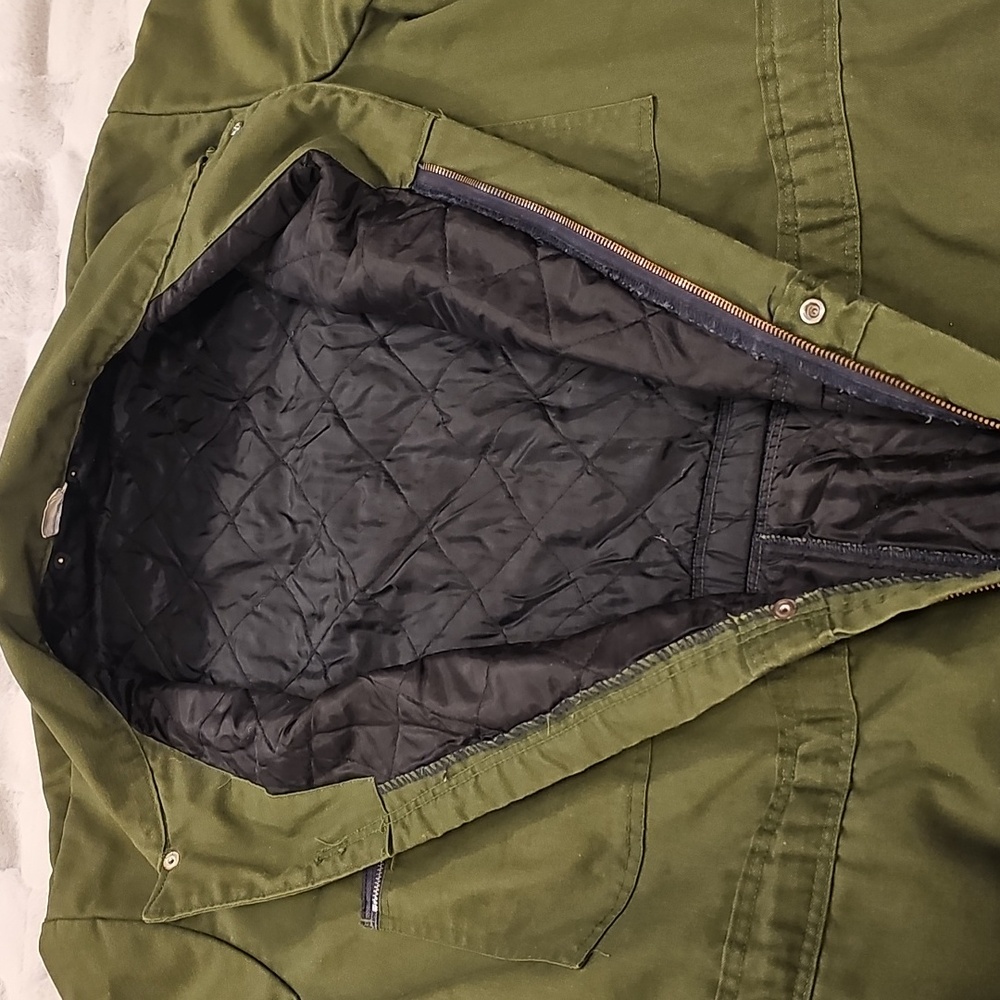Vintage Unilog Olive Green Jumpsuit Coveralls Mens Large Regular Unisex Utility - Picture 11 of 16